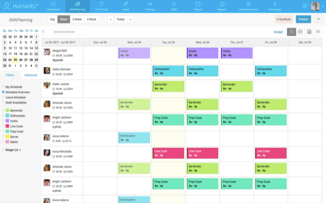 Humanity - Sling Scheduling Alternative