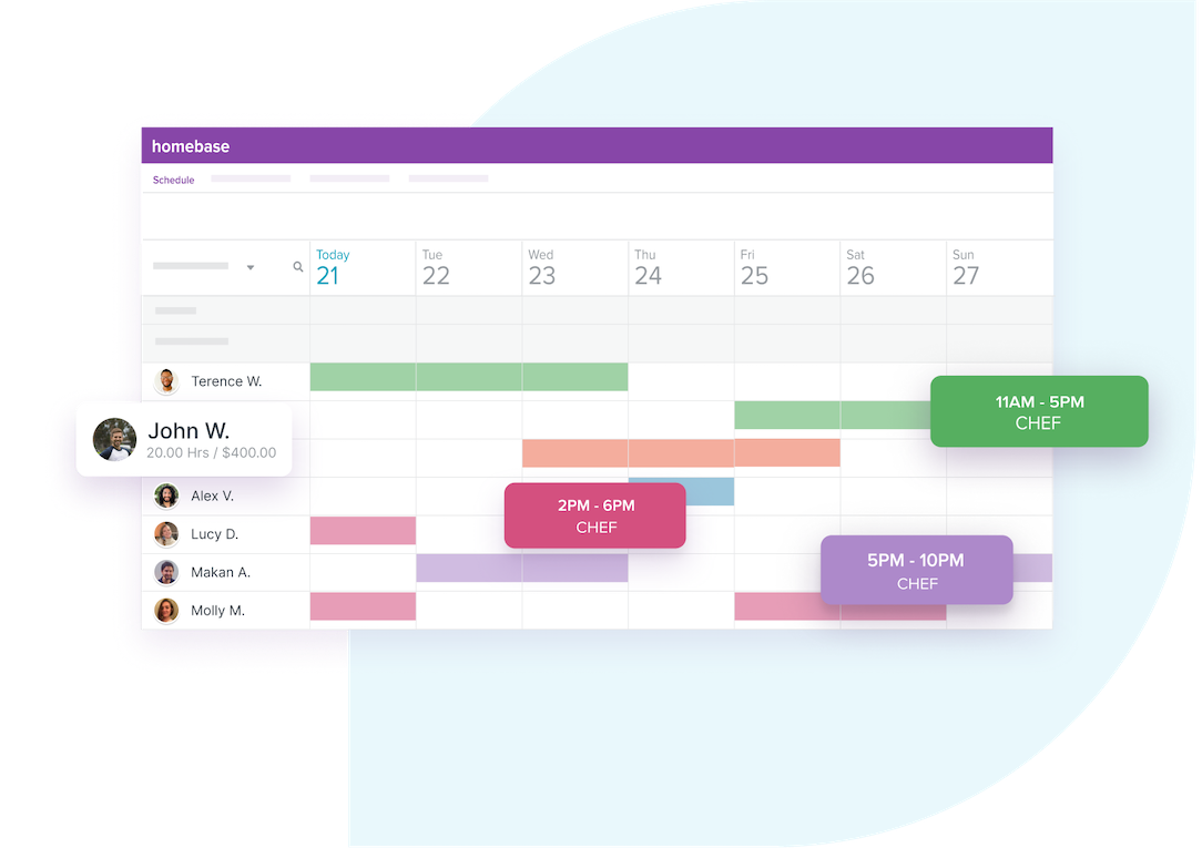 Homebase - Employee Scheduling Alternative