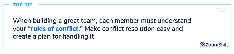 Key Elements To Building A Great Team - #7 Conflict Management