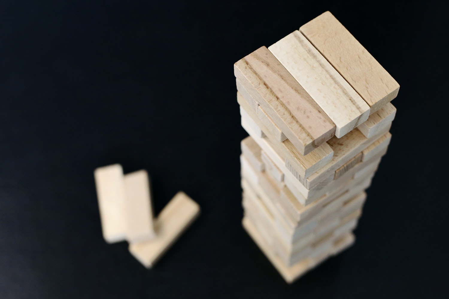 Jenga blocks