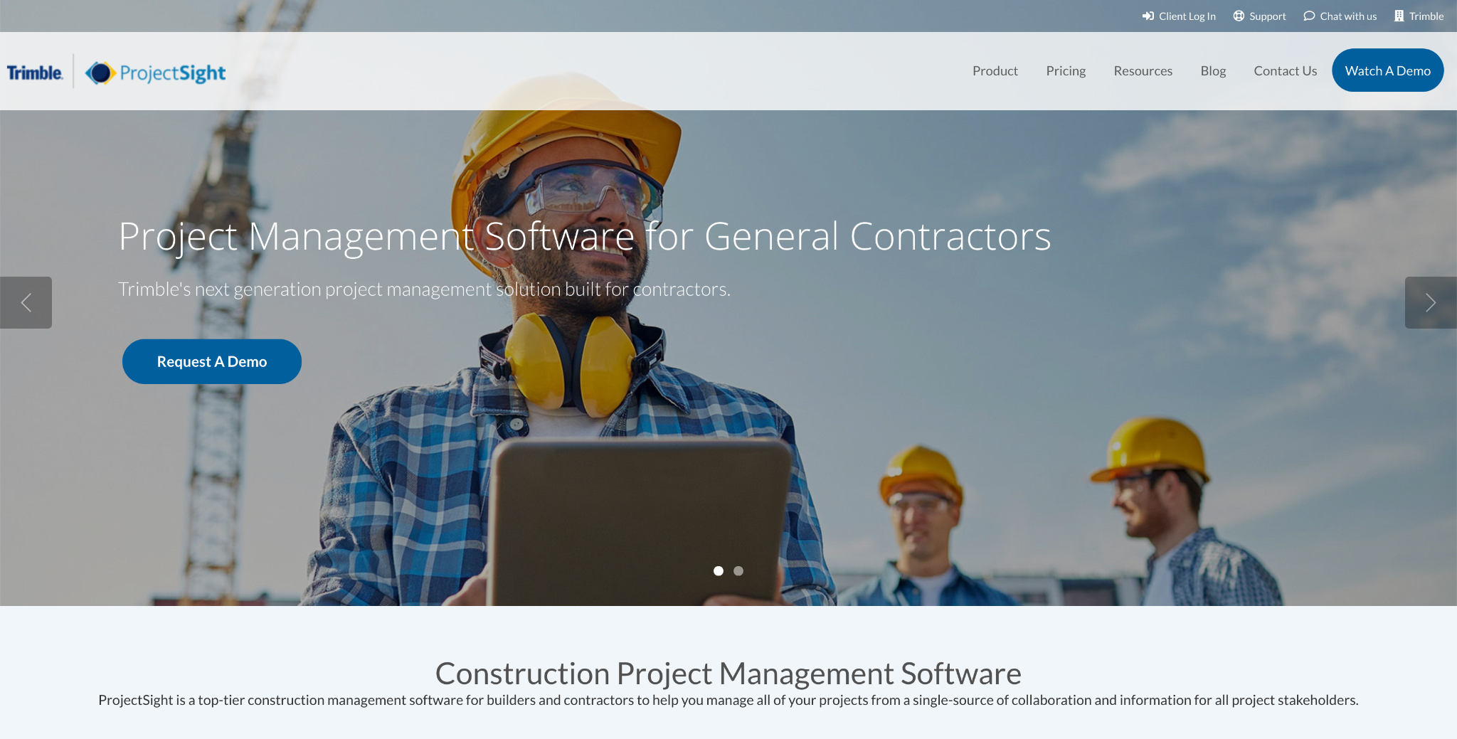 construction project manager websites