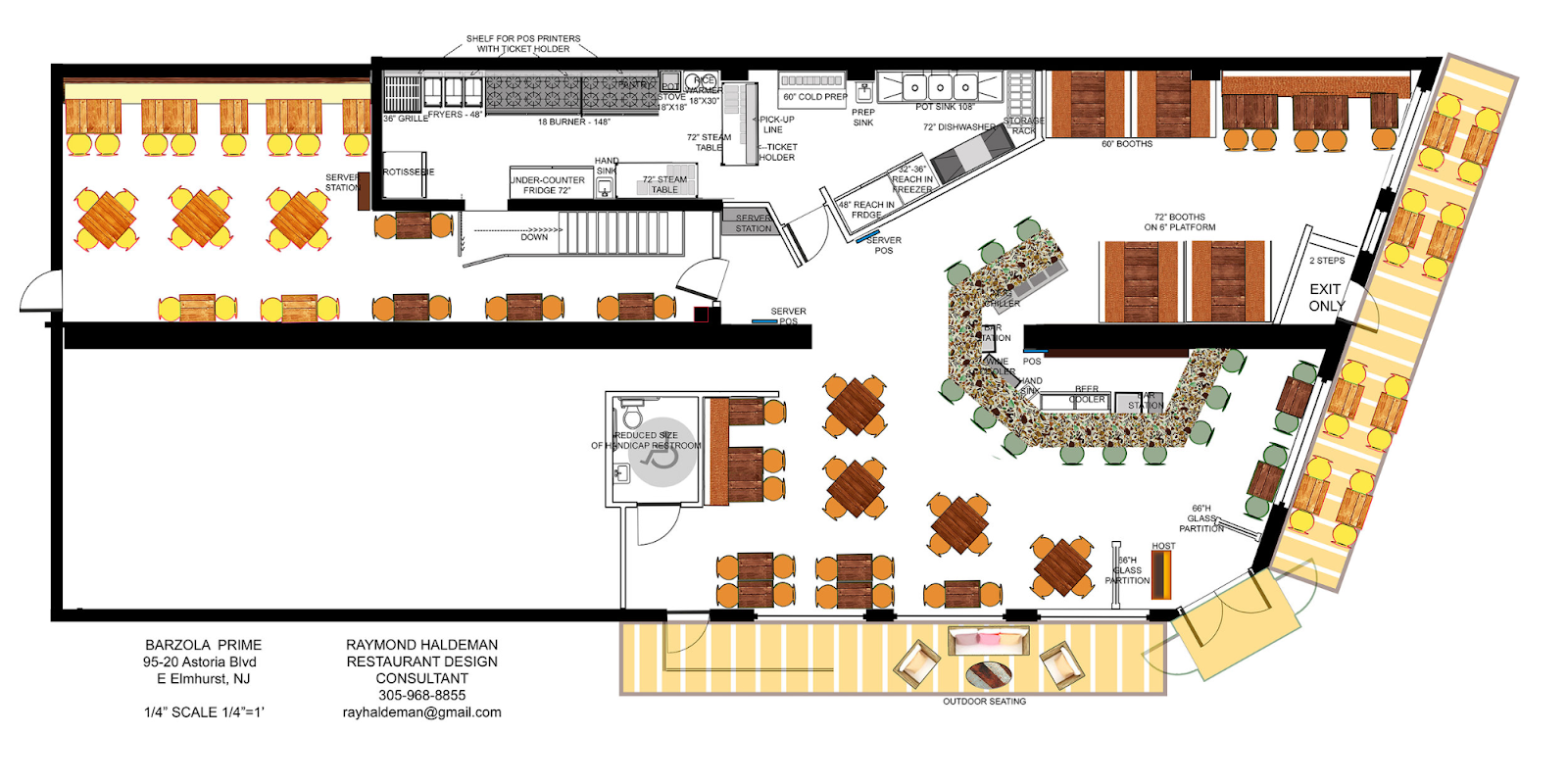 Restaurant Floor Plan Template