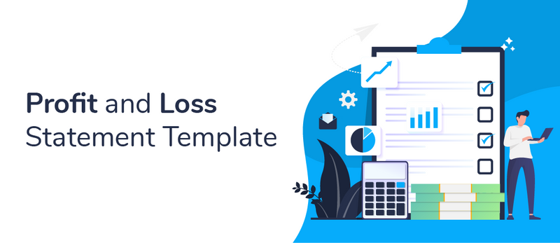 Title card: Profit and Loss Statement Template & Guide for Small Businesses