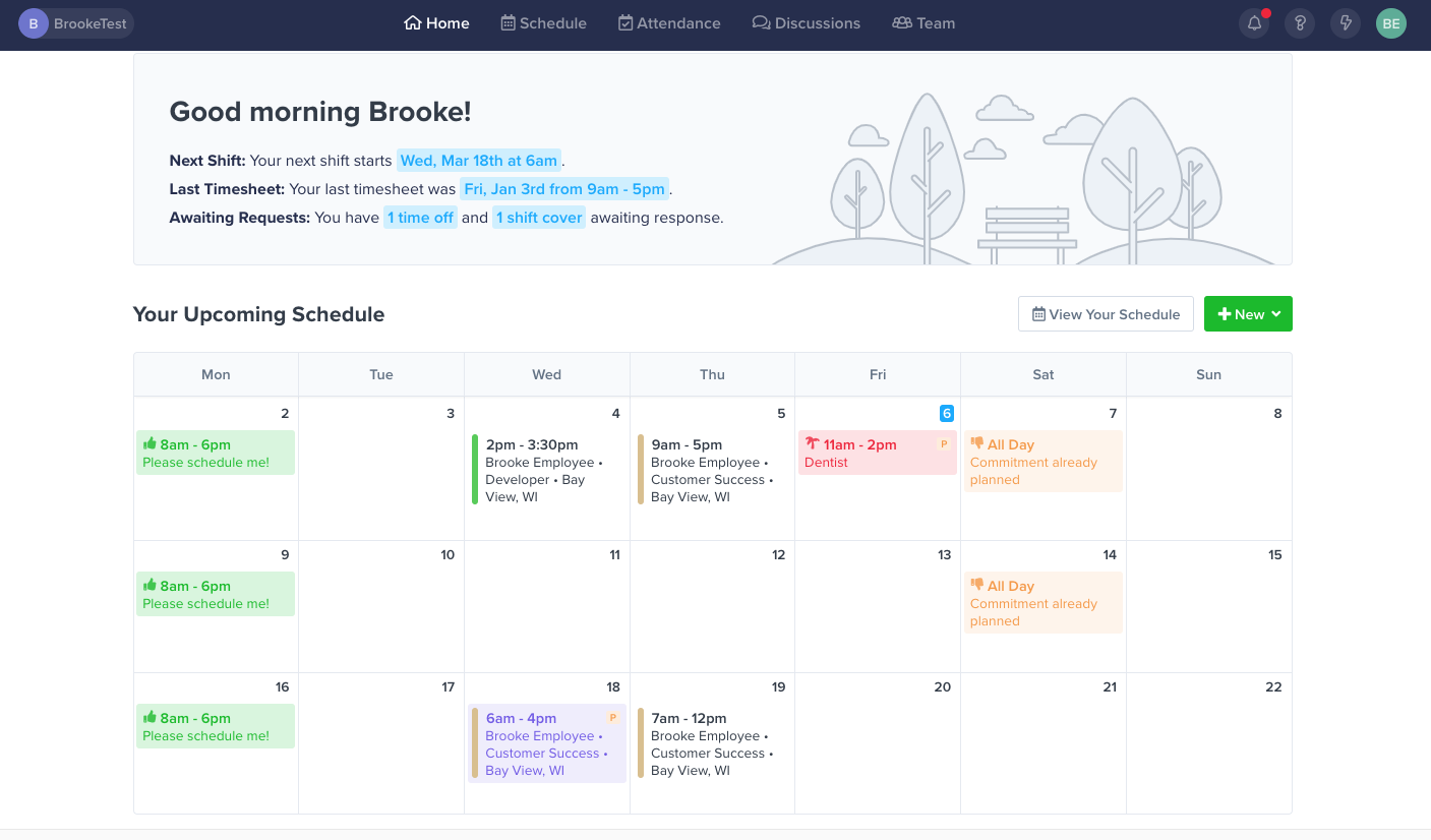 ZoomShift Scheduling Software
