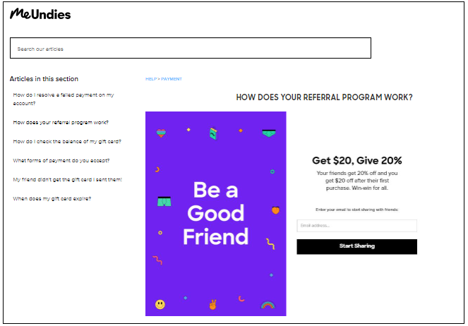 MeUndies Email Review: Does It Motivate You to Refer a Friend