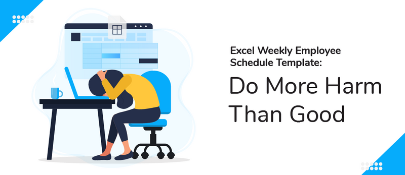 Excel Weekly Employee Schedule Template —  Do More Harm Than Good
