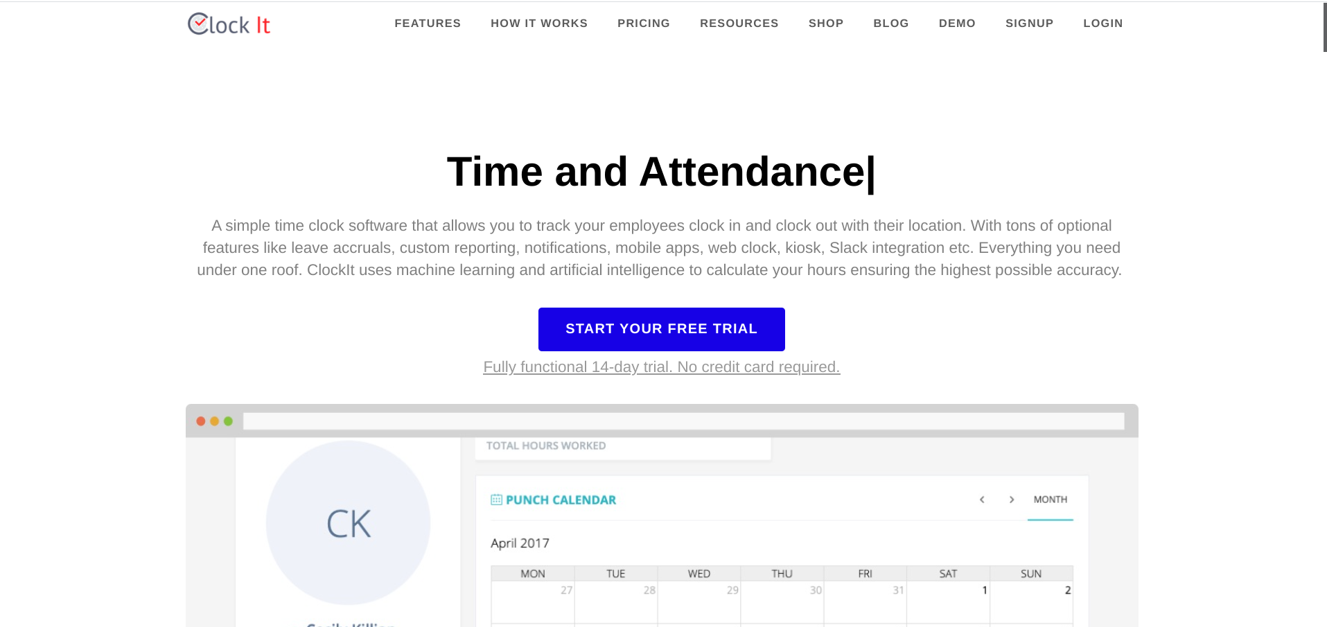 Time and Attendance Software - ClockIt