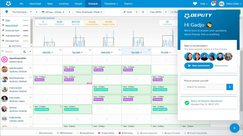 Time and Attendance Software - Deputy