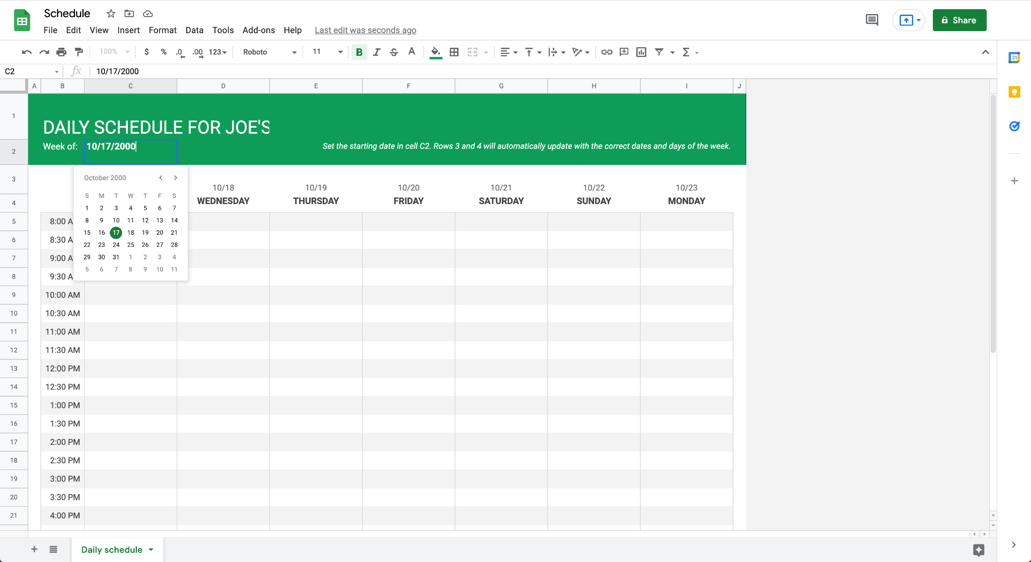 google-sheets-work-plan-template