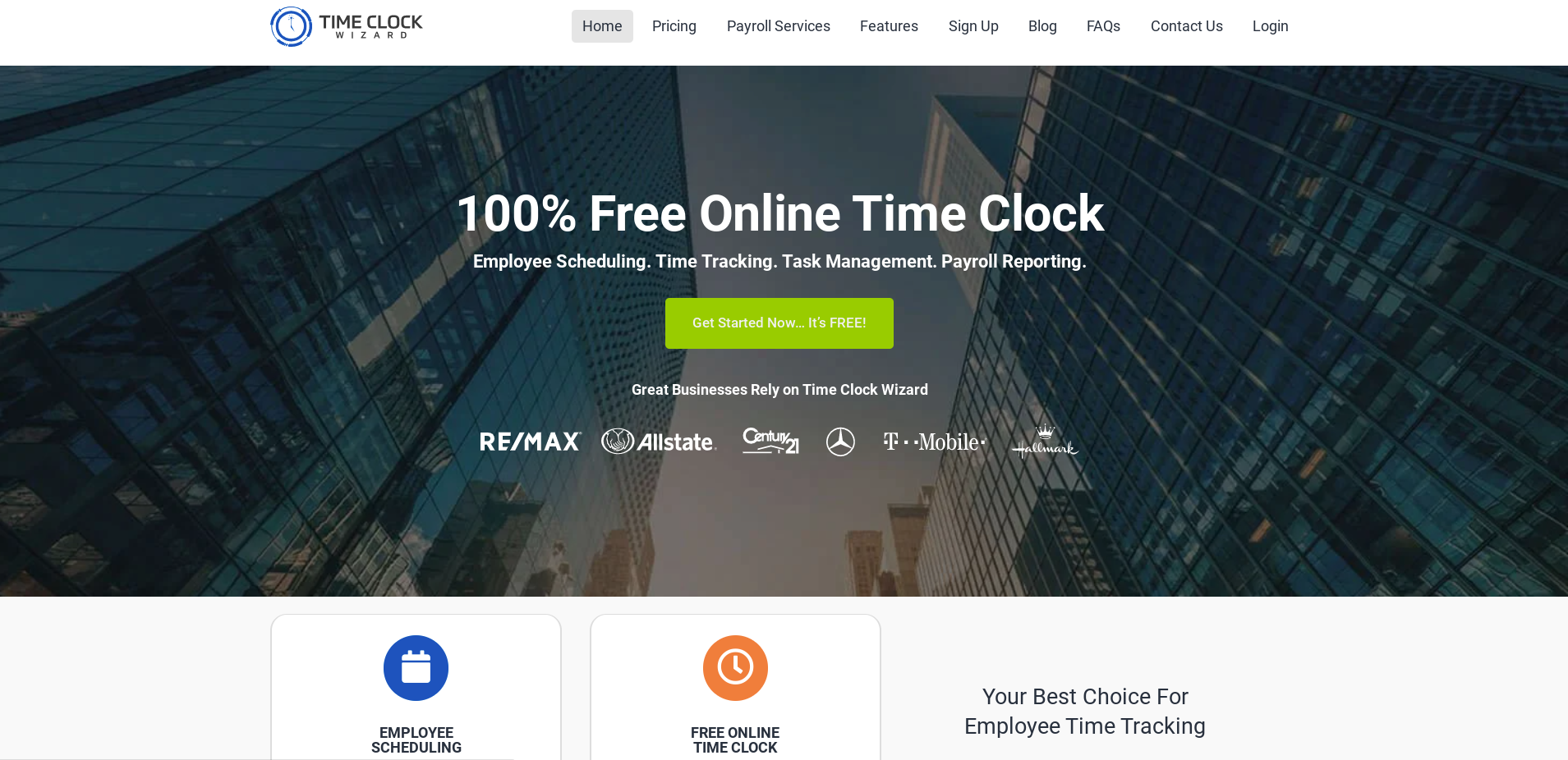 Time Clock Wizard - employee time clock