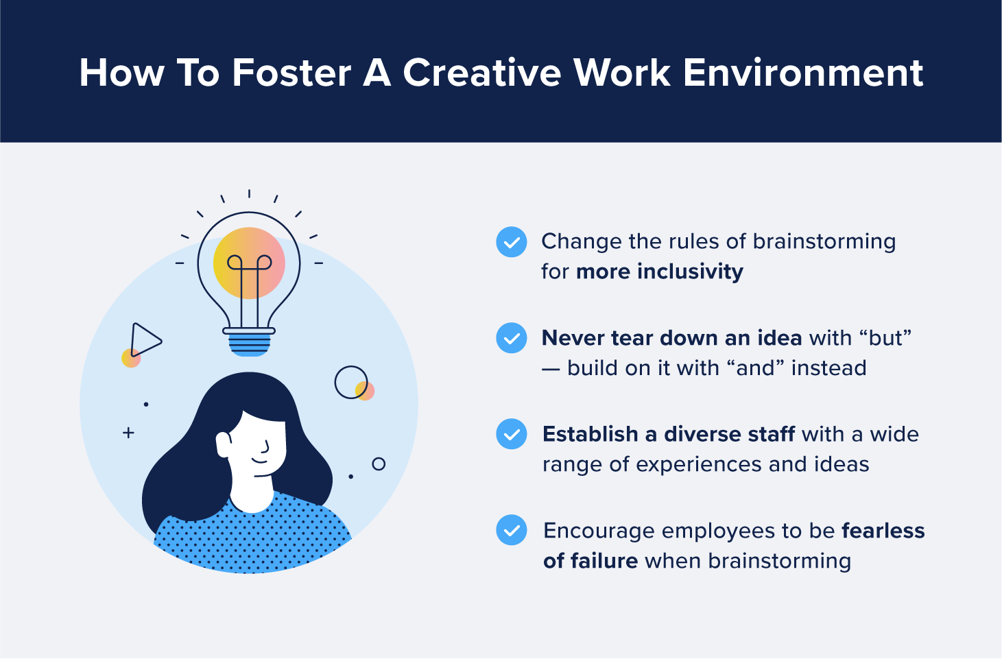 Four tips to foster a creative work environment
