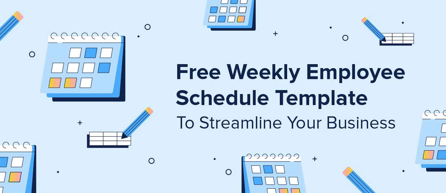 Free Weekly Employee Schedule Template To Streamline Your Business